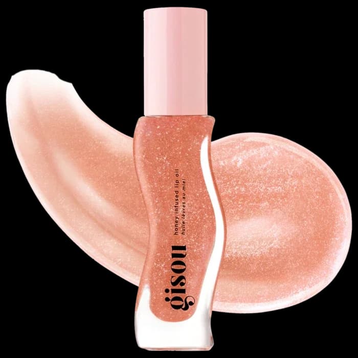 GISOU Honey Infused Hydrating Lip Oil Glazed Plum 1