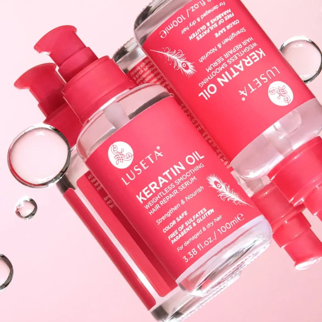 LUSETA KERATIN OIL HAIR REPAIR SERUM