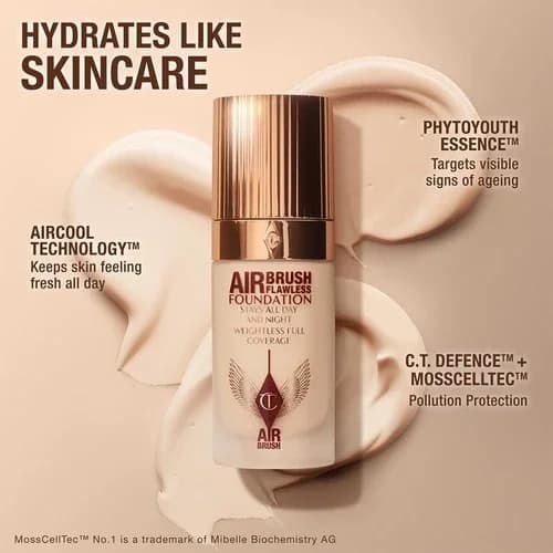 charlotte tilbury airbrush flawless foundation 1 neutral neutre