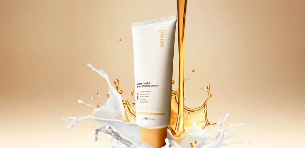 gisou honey milk 5-in-1 styling cream 1