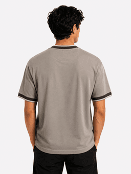 تي شيرت Brunello Cucinelli الرجالي المميز من القطن - بني - مقاس XL — photo 2