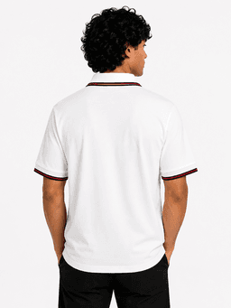 Kiton تي شيرت قطني فاخر للرجال - جودة ماستر ممتازة برقبة دائرية - أبيض (XL) — photo 2