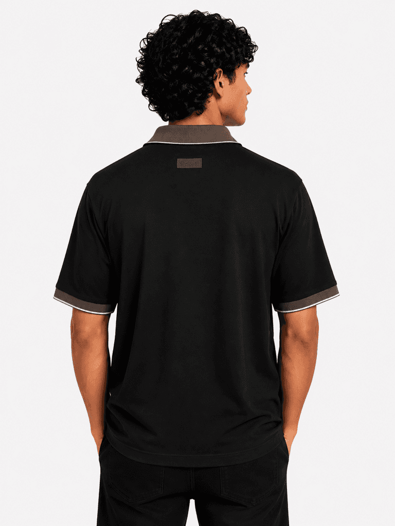 Premium Men's Cotton T-Shirt by Loro Piana - Master Quality - Black (XL) — photo 2