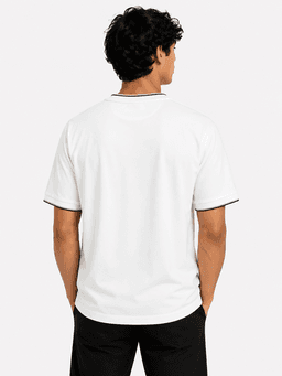 تیشێرتی پیاوانەی فاخری Brunelic Cucinelli لە لۆکە - سپی (XL) — photo 2