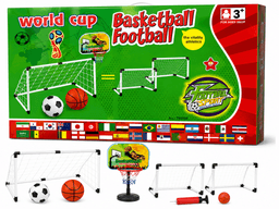 World Cup Sports Toy Set - Mini Basketball & Football Stocking Stuffers for Kids 3+ — photo 1