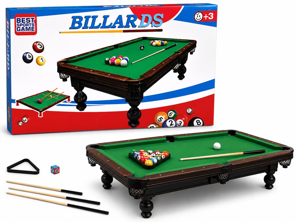Premium Mini Tabletop Billiards Toy Game Set