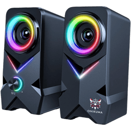 Onikuma L2 Wired Gaming Speaker USB & 3.5mm, RGB Light, 2.5” Drivers — photo 2