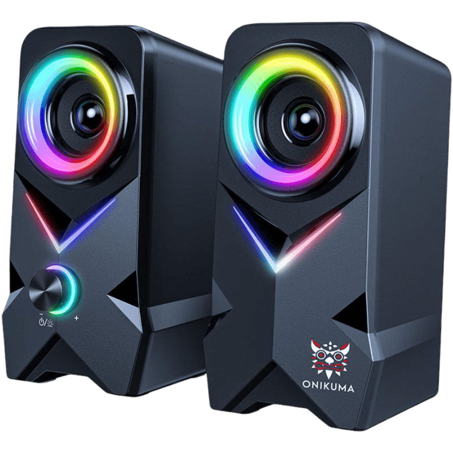 Onikuma L2 Wired Gaming Speaker USB & 3.5mm, RGB Light, 2.5” Drivers — photo 2