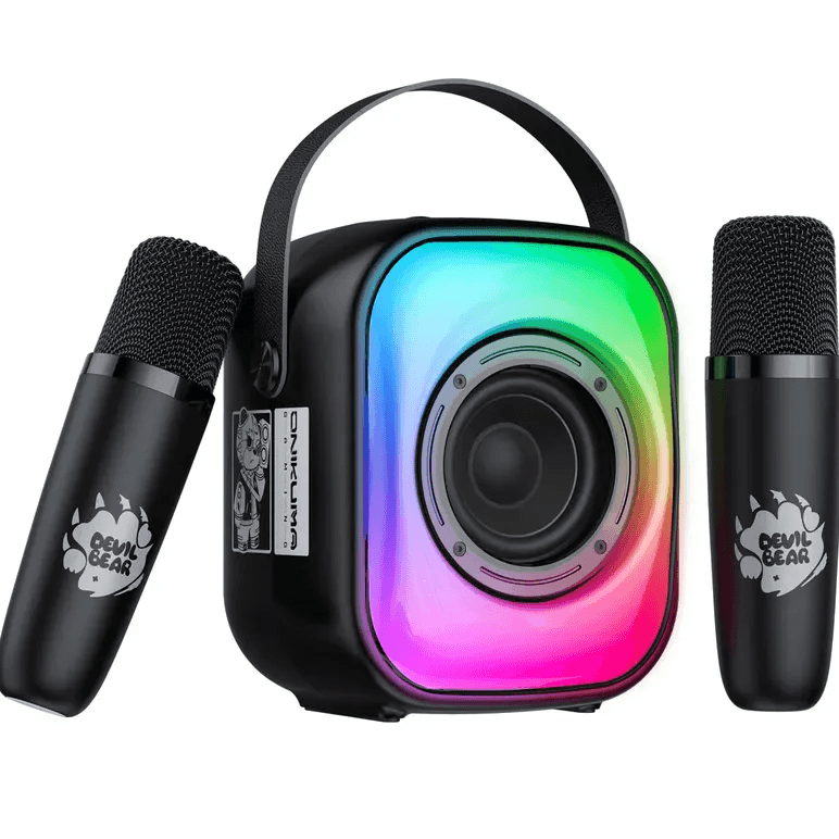 Onikuma L7 RGB Wireless Karaoke Speaker Mic (Black)