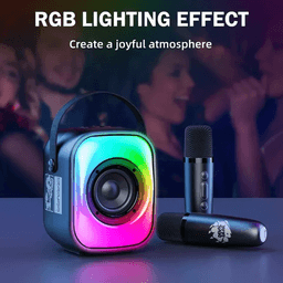 Onikuma L7 RGB Wireless Karaoke Speaker Mic (Black) — photo 4