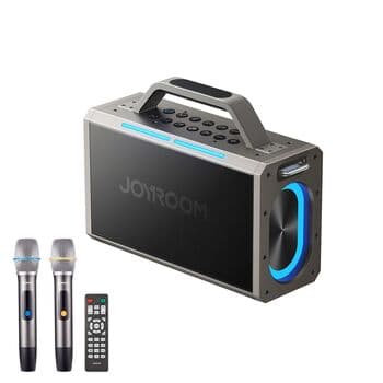بڵندگۆی بێتەل جۆیڕووم بە دوو مایک - JR-MW03 (ڕەش)