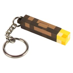 Jinx Minecraft 3D Light-Up Torch Keychain — photo 1