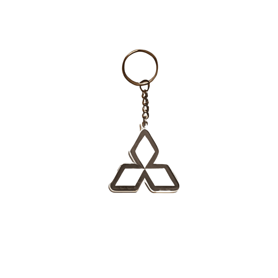 Mitsubishi Logo Keychain