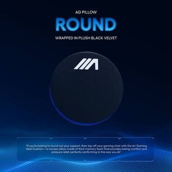 Ari Gaming Pillow Round