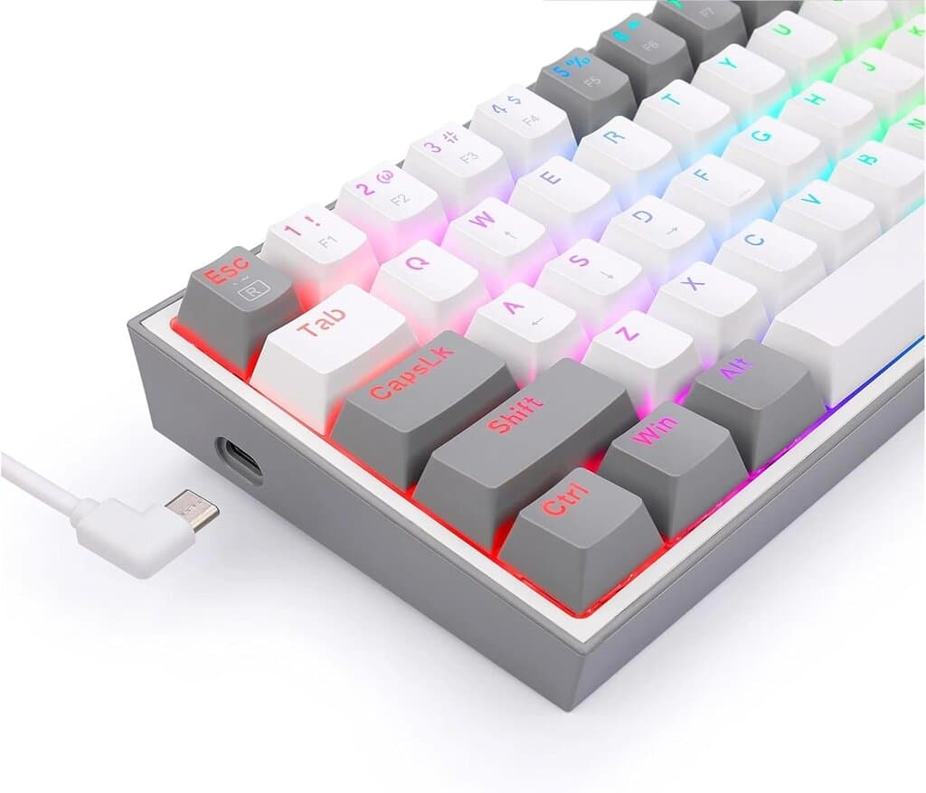 Redragon K617 Fizz Pro 60% RGB Mechanical Gaming Keyboard 5