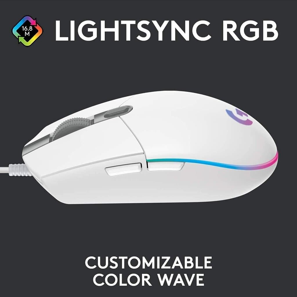 Logitech G102 LIGHTSYNC Gaming Mouse 7