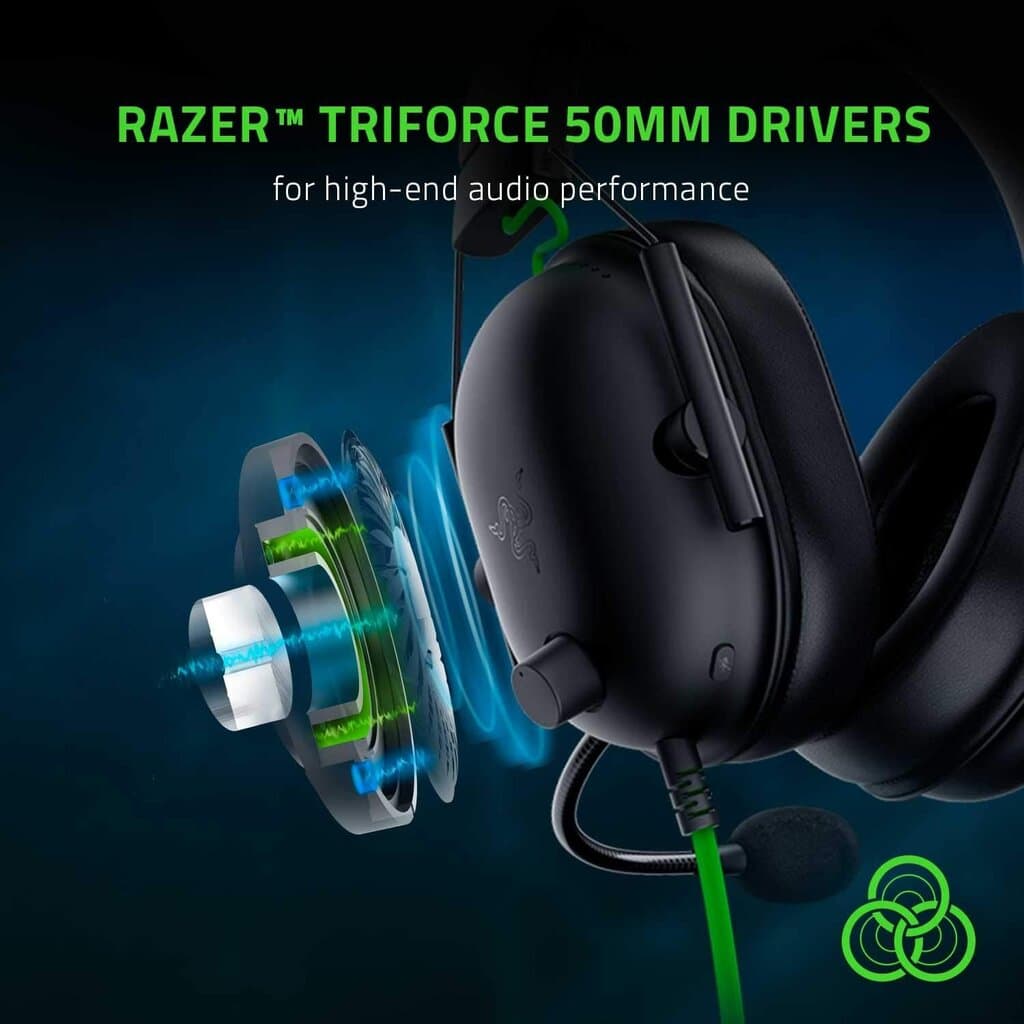 Razer Blackshark V2 X Wired Esports Gaming Headset 2