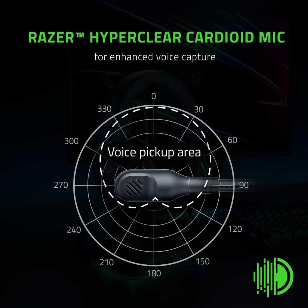 Razer Blackshark V2 X Wired Esports Gaming Headset 3