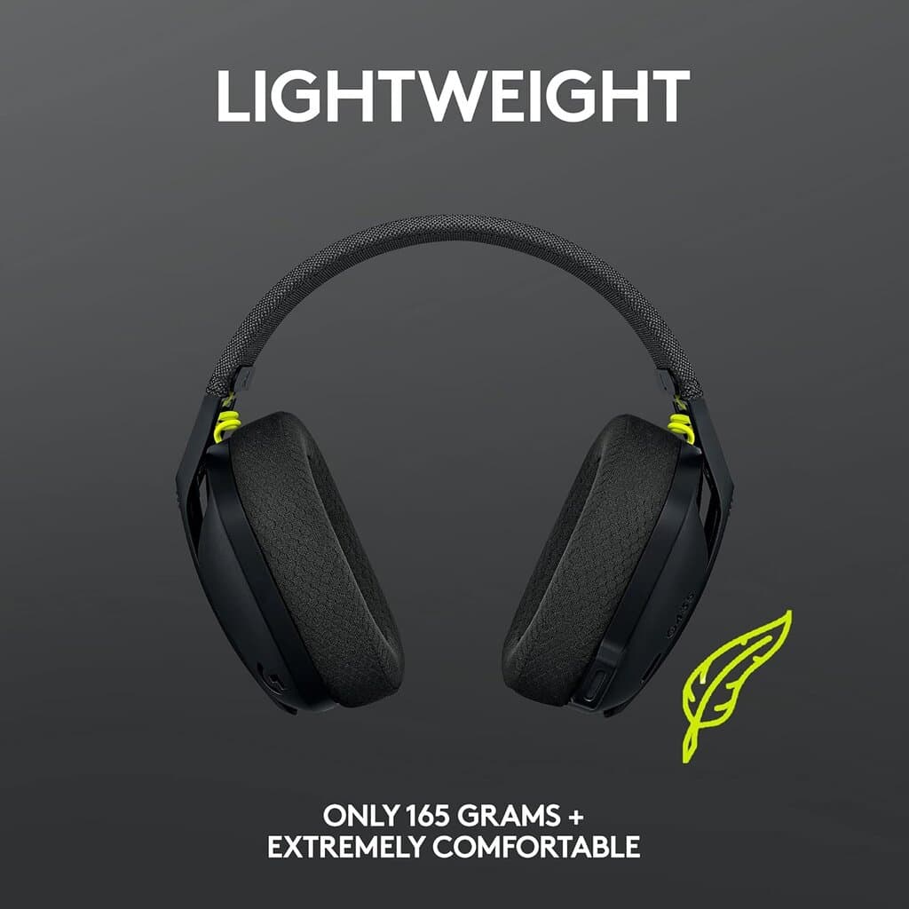 Logitech G435 Lightspeed Wireless Gaming Headset (Black) 5