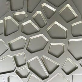 3D Wall Panels - D067 (Brilliant Silver) 1