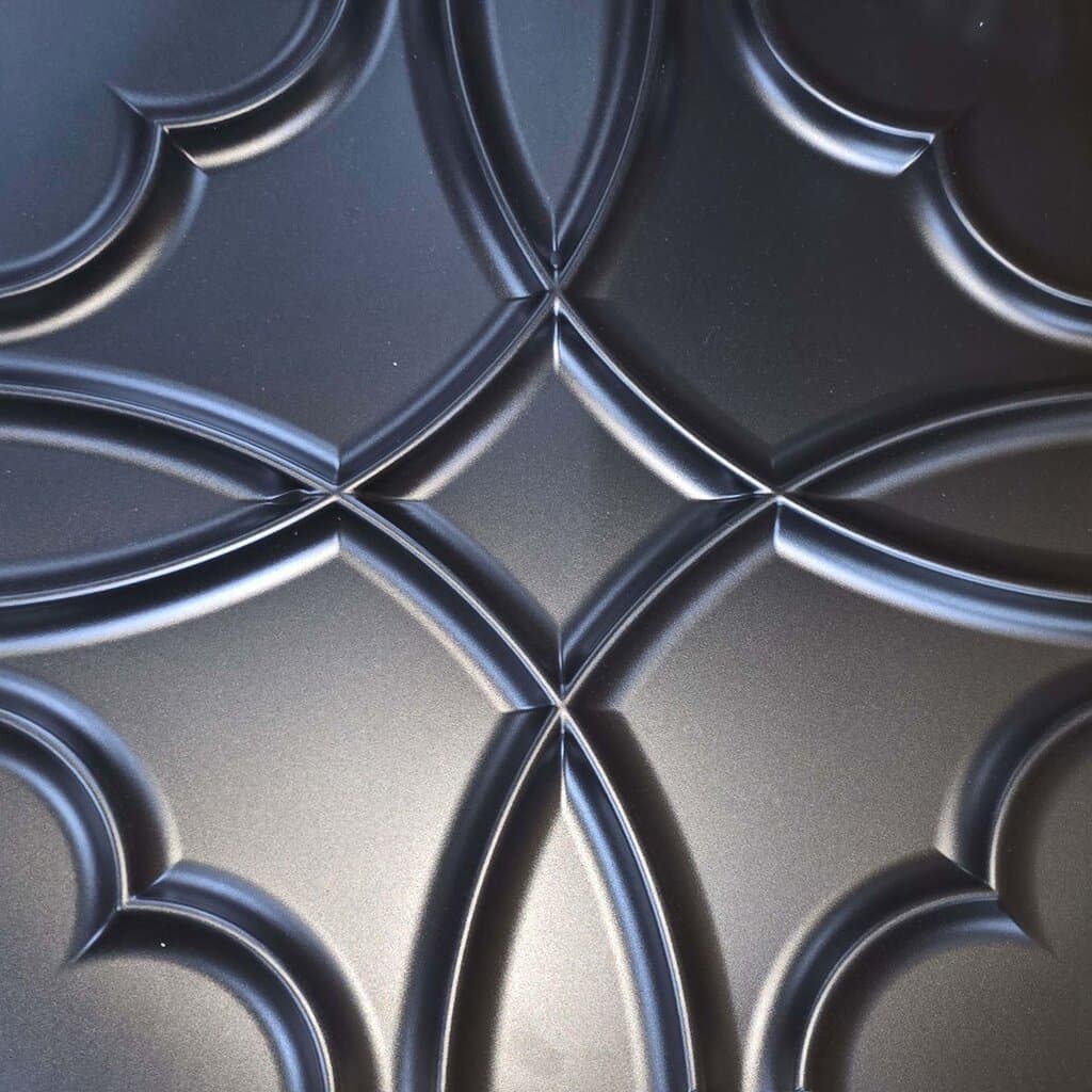 3D Wall Panels - D149 (Matte Black) 1
