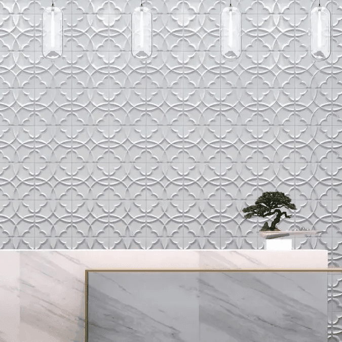 3D Wall Panels - D149 (Matte White) 3