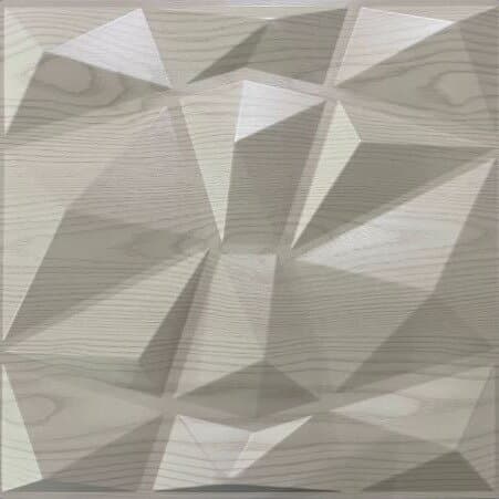 3D Wall Panels - D137 (White Wood) 1