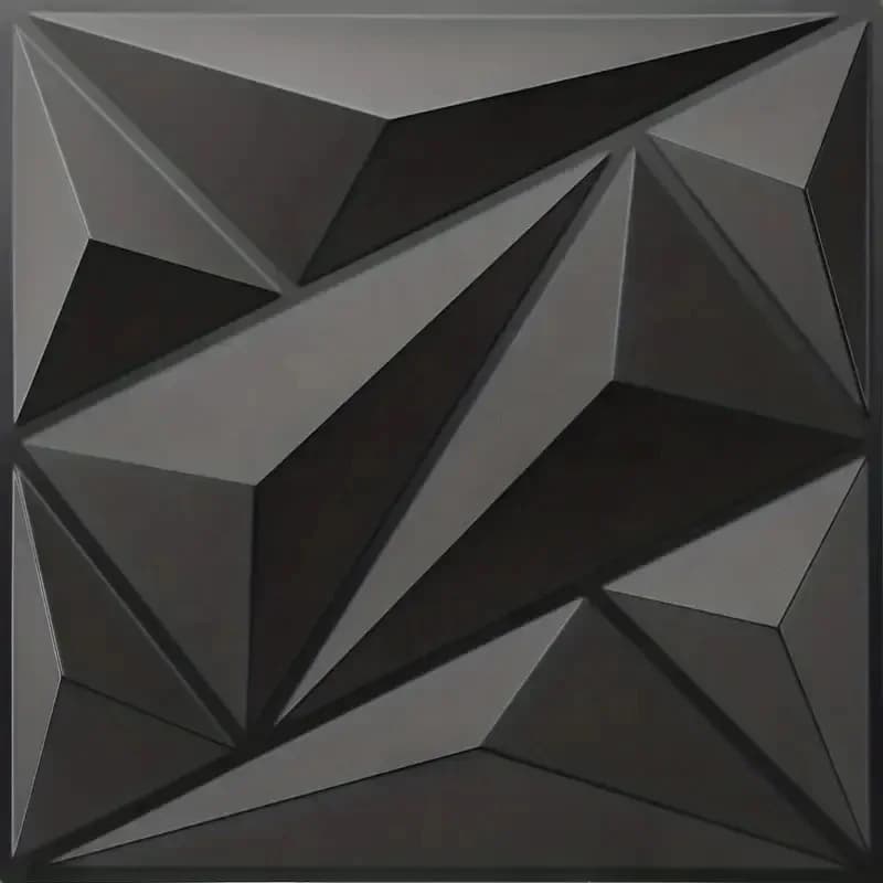3D Wall Panels - D137 (Black) 3