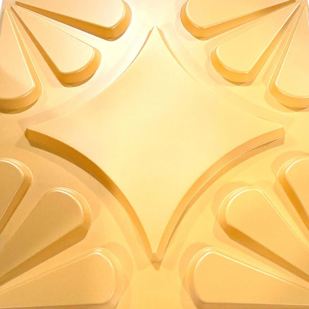 3D Wall Panels - D96 (Champagne Gold) 1