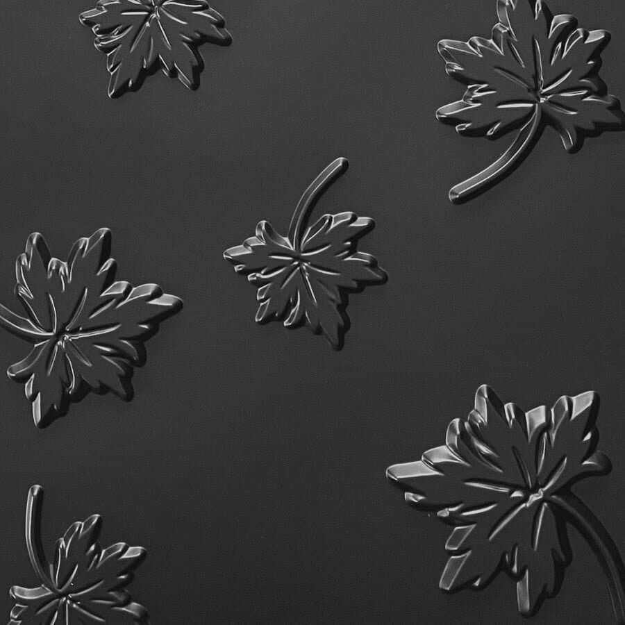 3D Wall Panels - D110 (Matte Black) 1