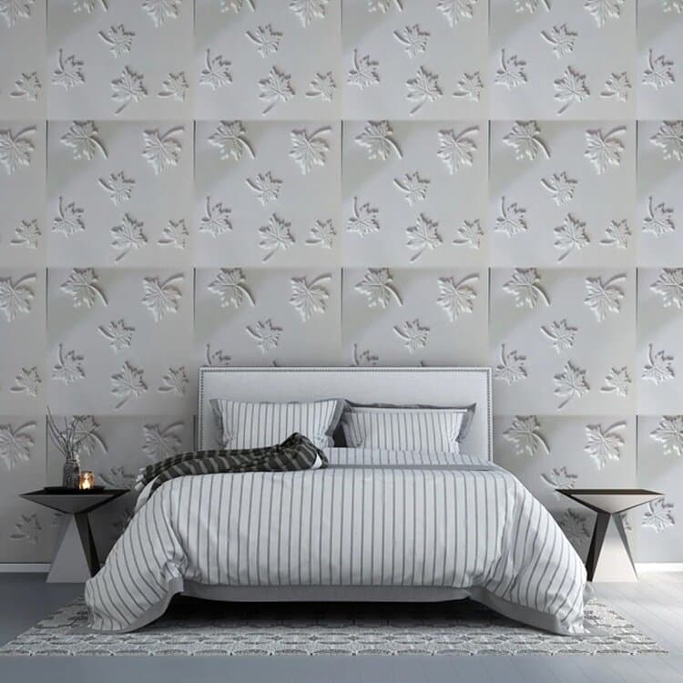 3D Wall Panels - D110 (Matte White) 2