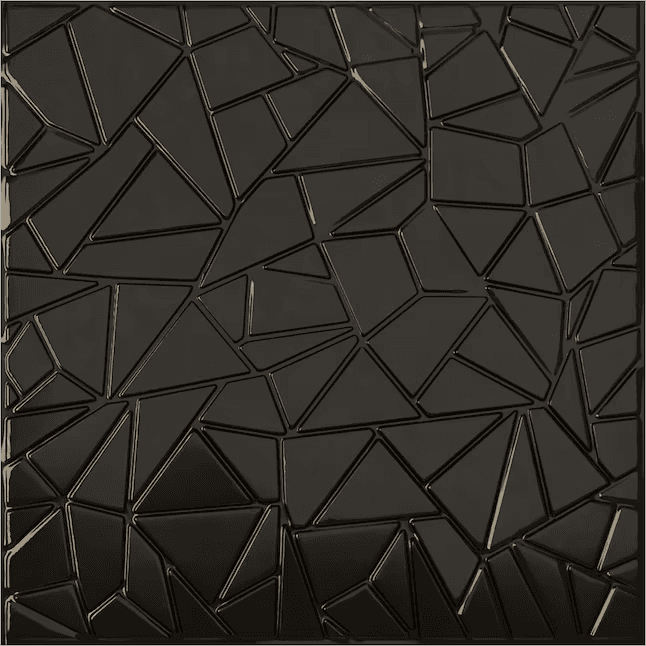 3D Wall Panels - D103 (Matte Black) 1
