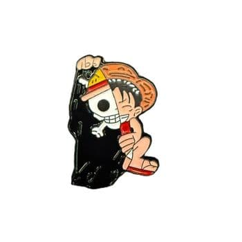 One Piece Half Metal Sticker