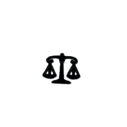 Scales Of Justice Metal Sticker — photo 1