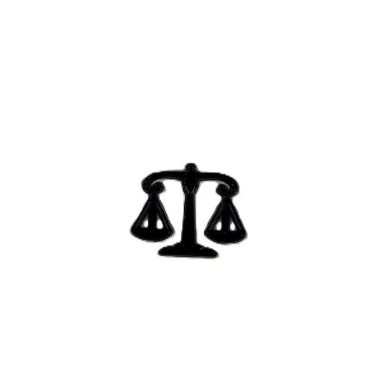 Scales Of Justice Metal Sticker