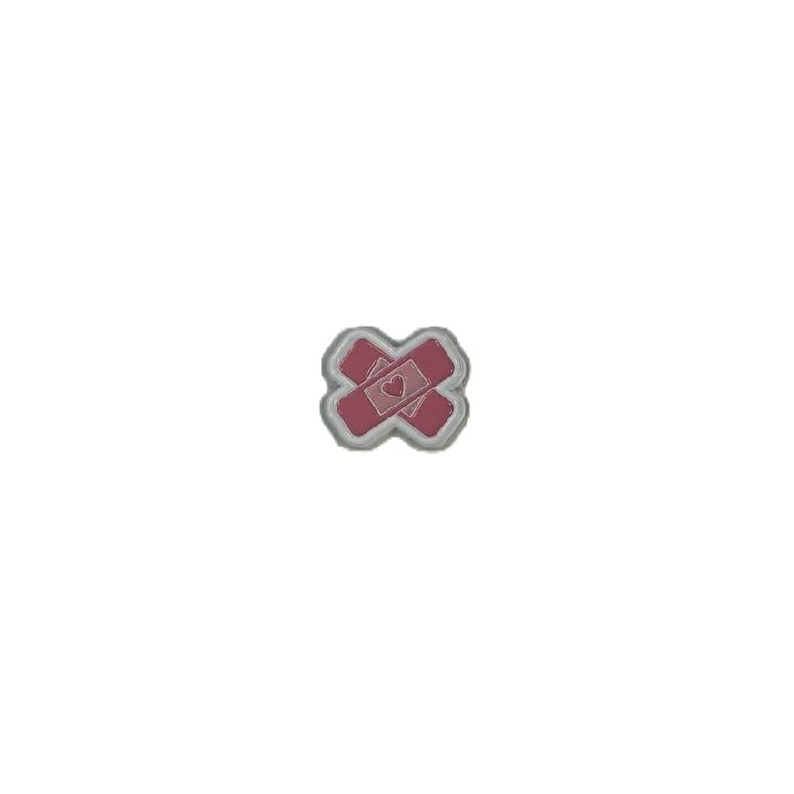 Pink Bandage Metal Sticker