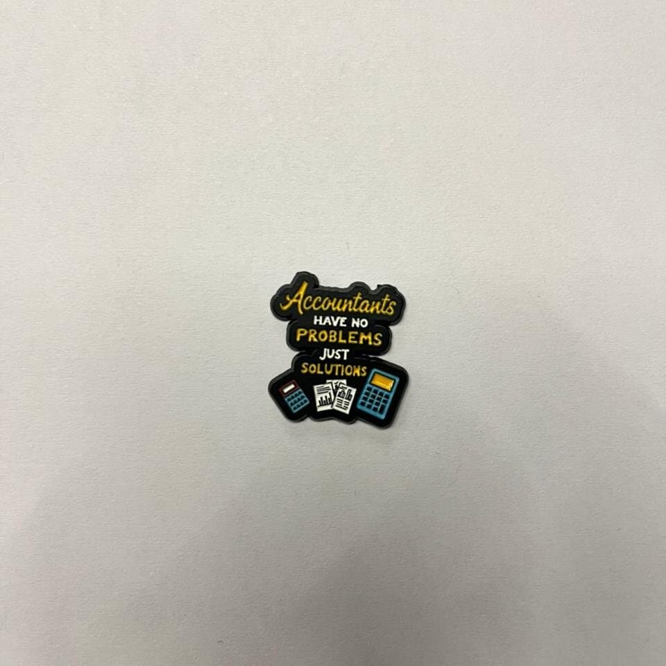 Accountant Metal Sticker