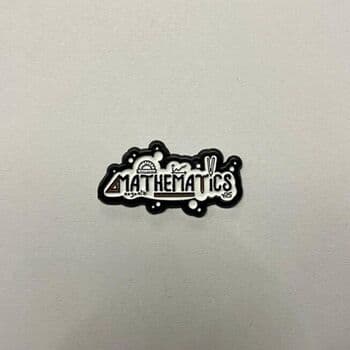 Mathematics Metal Sticker