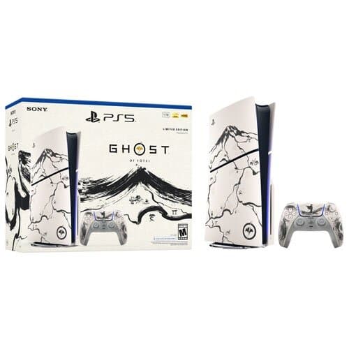 Playstation 5 Console American Region 8K Slim Ghost Of Yotei Edition Black 1TB 2