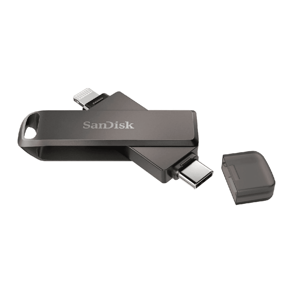 SanDisk iXpand Flash Drive Luxe for iPhone – 64GB 4