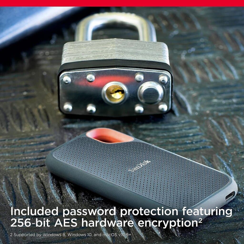 Sandisk Extreme Portable SSD 2TB 1050MB 4