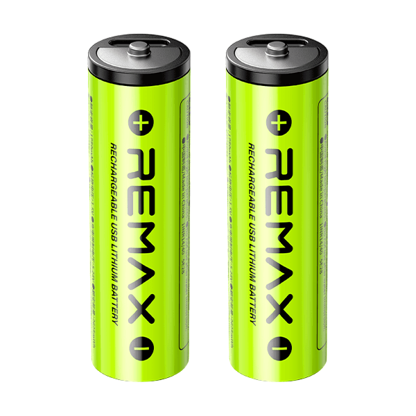 Remax AA Rechargeable Lithium USB Battery 3071mwh 2 PACK 1