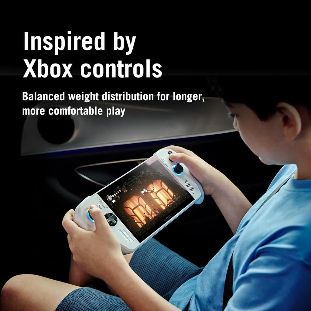Asus ROG Ally 7" Gaming Handheld 1080p 120Hz Touchscreen (White) 9
