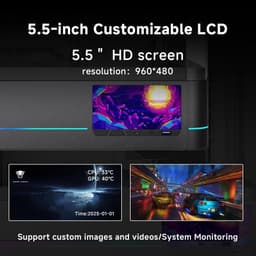 صندوق كمبيوتر ألعاب Jungle Leopard AC-02 ديجيتال ATX PC (أسود) — photo 3