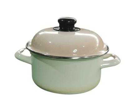 GSW Email Pot 16 cm (White) 1