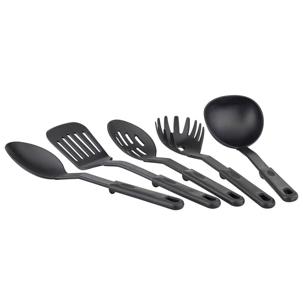 GSW Milano Nero 6-Piece Induction Pot Set + 5-Piece Kitchen Utensil Set 6