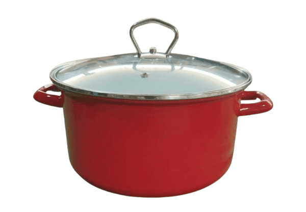 GSW Email Pot 24 cm (Red) 1