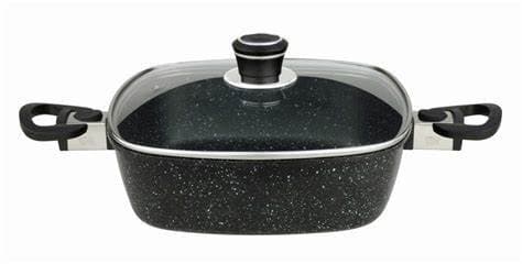 GSW Titanium Granit Ferro Therm Square Frying Pan 28x28 cm 1