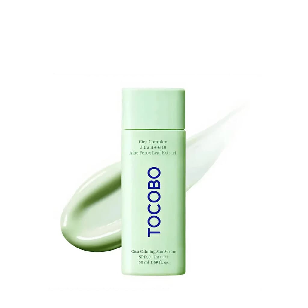 TOCOBO Cica Calming Sun Serum SPF50+ (50ml) - Soothing Daily Hydrating Sunscreen 1