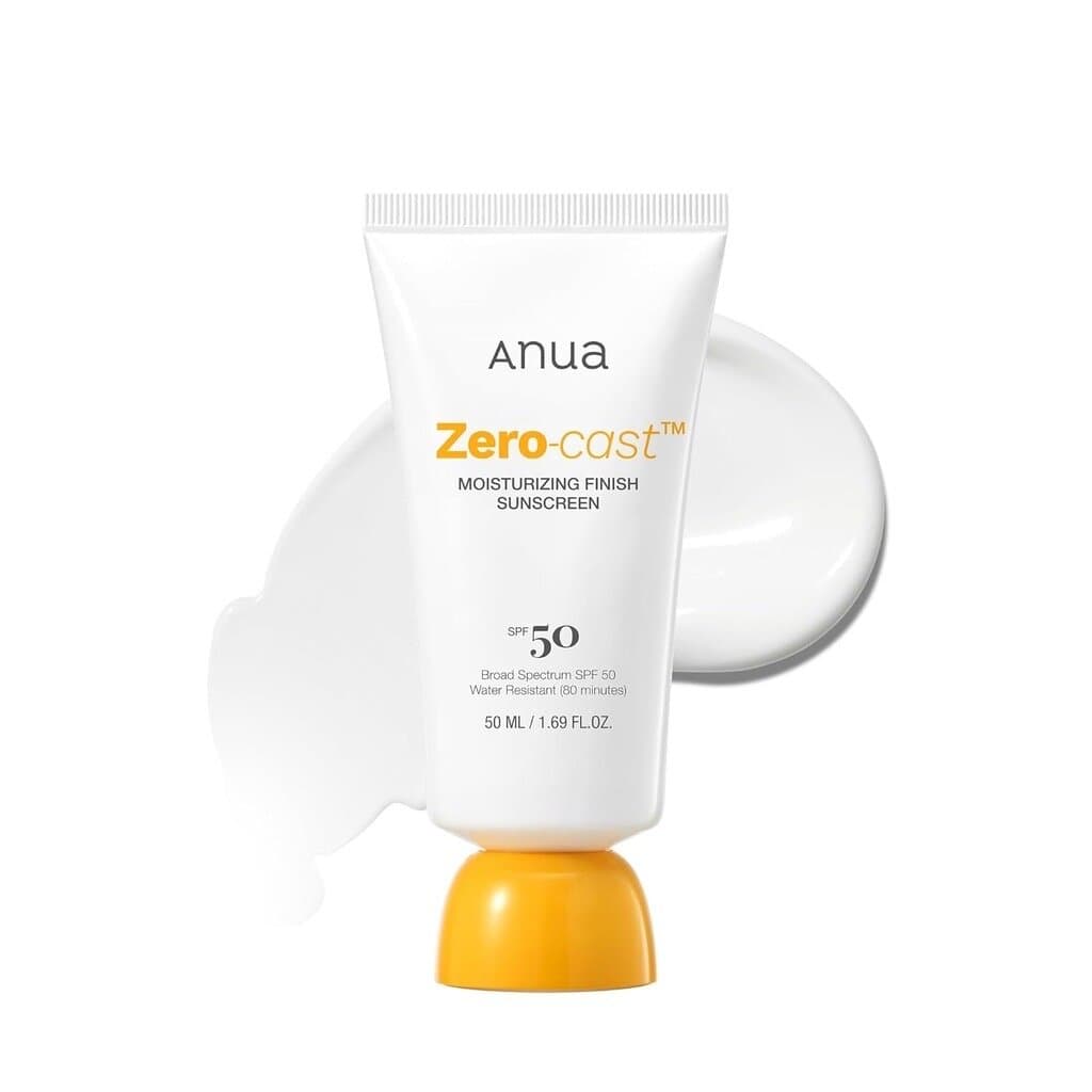 Anua Zero Cast Moisturizing Finish Sunscreen - 80 Min Water Resistant (50ml) 2